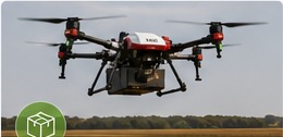 Agricultural drone field operation